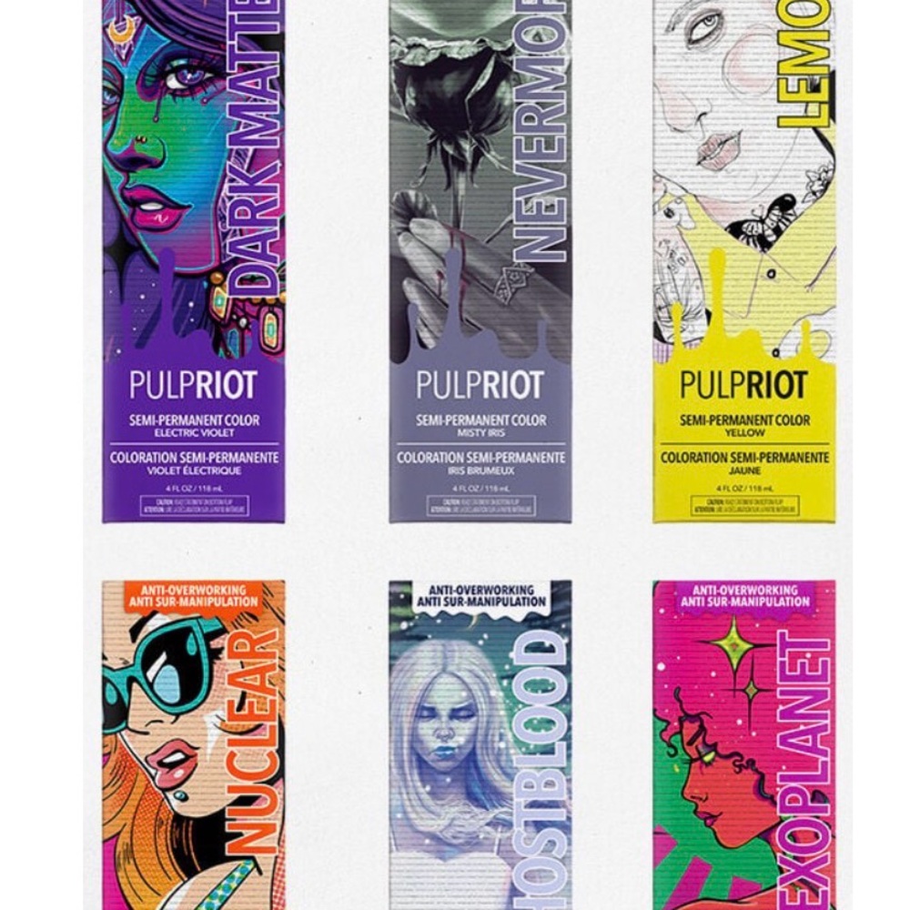 Pulp Riot Semi-Permanent Hair Color - Electric Violet